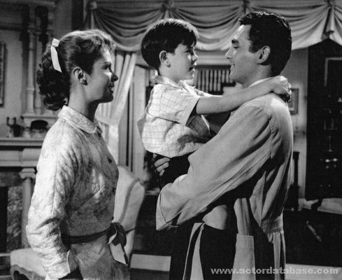 Patricia Owens, Charles Herbert, and David Hedison in The Fly