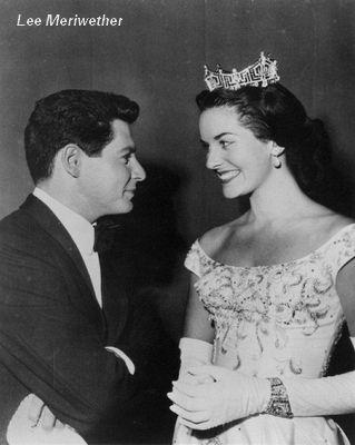 Miss America Lee Meriwether with Eddie Fisher