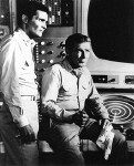 David Hedison and Richard Basehart in Voyage to the Bottom of the Sea
