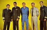 Richard Basehart, David Hedison, Allan Hunt, Terry Becker and Bob
