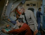 Dell Monroe and Robert Dowdell in Voyage to the Bottom of the Sea
