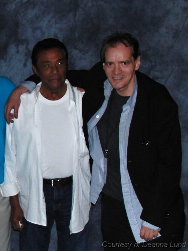 Don Marshall and Stefan Arngrim at the Hollywood Show, 9 October 2010