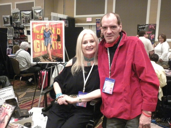 Celeste Yarnall and Stefan Arngrim at the Vegas Hollywood Show in November 2011